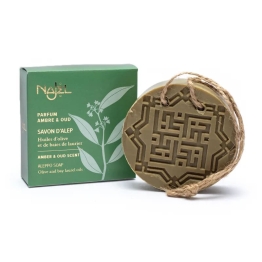 Amber/Oud Aroma Douche kruidenzeep aan koord - Wellness - Spiritueelboek.nl